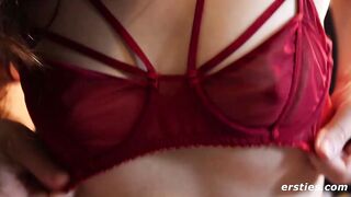 Slender Bombshell Zazi Gets Off Just for You