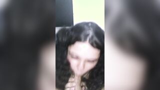 Professor fucks the face of his favorite school girl. Submisse school chick.