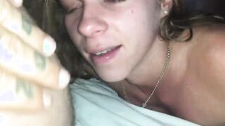 I love to eat my man's bushy booty, suck his penis and make him cum with my little toes