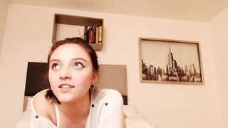Good and adorable nerdy Colombian women loves to misbehave for daddy on his web cam performance, while