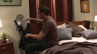 Stepsister caught inside her stepbrother's room - Tanner Mayes