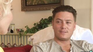 Taboo3.com - Huge boobed older Dalny Marga welcoming her son inside law into the family