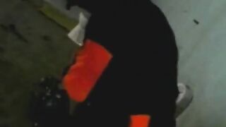 2 Cutie blonds lick vagina and use toys then stud fucks 1 on dirty floor