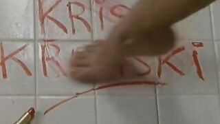 2 Cutie blonds lick vagina and use toys then stud fucks 1 on dirty floor