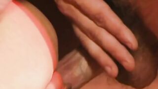 Cute dark haired hurry to sticks up her snatch and butt hole