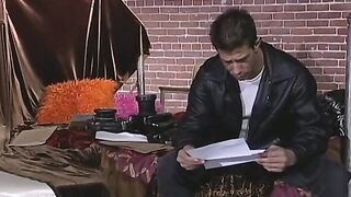 Angry clip director who had been informed about his ex-wife's sotto voce affair decided to poke