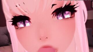 Turned On Vtuber Masturbates Loudly with her Vibrator inside VRchat [VRchat erp]