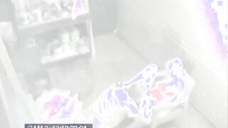 Blonde Women Fucking hardcore on garage caught on camera