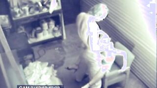 Blonde Women Fucking hardcore on garage caught on camera