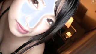 Gonzo sex with eighteen years older tiny jugs bimbo. The brassiere that is transparent from the blouse is sensual. Blowjob inside the mouth with double teeth is also naughty. Continuous sex at doggy style. Japanese amateur private porn.