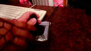 White Hottie blows and riding a ebony penis and gets creamed