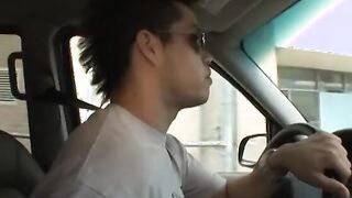 Old creep persuades 2 Bombshell blondes to suck him dry
