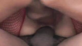 Freaky blond with perfect body has hard plowed session 2 huge dicks