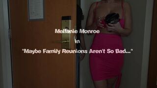My goddess Step-Aunt Catches Me Spying On Her inside the Shower - Mellanie Monroe -