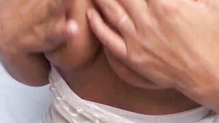 Big Boobed blonde skank masturbates with toy into Italian amateur