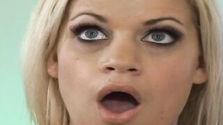 Hot skank got anal sex and deep throat on the floor