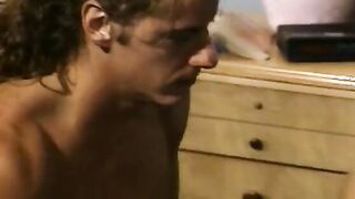 Beauty body blonde hoe's juicy twat blown and plowed inside bed by big penis bro