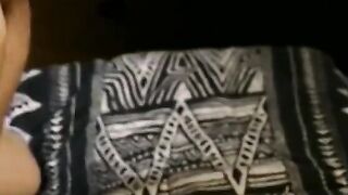 Beauty body blonde hoe's juicy twat blown and plowed inside bed by big penis bro