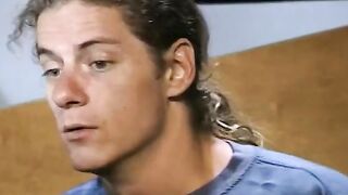 Beauty body blonde hoe's juicy twat blown and plowed inside bed by big penis bro