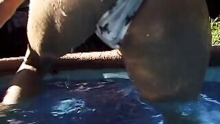 Blond with tiny titted getting screwed