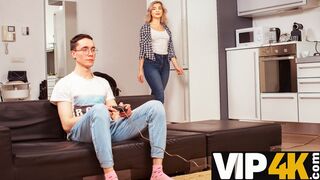 SISPORN. Blonde from Russia Anna Krowe is filled with stepbrothers penis