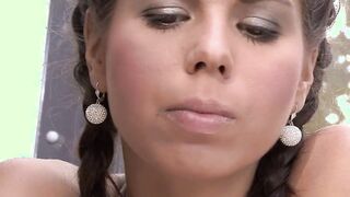Mature father inside law licks and fucks her young snatch
