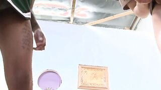 Young Black got fuck by eastern Pornstar