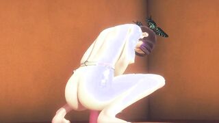 Demon Slayer Animated - Shinobu Kocho sex toy and fucking inside tatami - Japanese oriental Manga Animated Game Porn