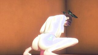 Demon Slayer Animated - Shinobu Kocho sex toy and fucking inside tatami - Japanese oriental Manga Animated Game Porn