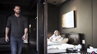 Angry dad fucks his slim teenie step-daughter Lola Fae inside her mouth and anal