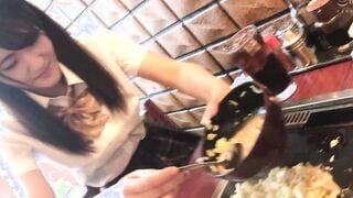 ハメ撮り スレンダー美ボディのドM女子校生とハメ撮り。脚もくっそ長くてお尻もまんまるでエロすぎる。イラマチオで責めに責めて何度もデカチンで喉奥をホールド。