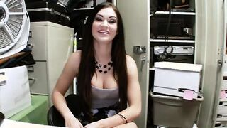 Huge Ass Dark Hair Gets Plowed and Creams on Cock