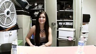 Huge Ass Dark Hair Gets Plowed and Creams on Cock