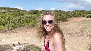 I meet a african stranger with a long big black dick to pounded me on the beach!