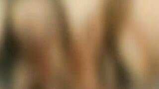 2 nasty freak white hos use booty plug and have anal intercourse from point of view