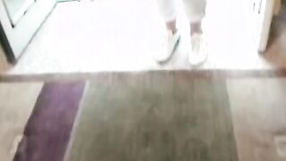 pov penis fucks dark haired and give her a nice facial