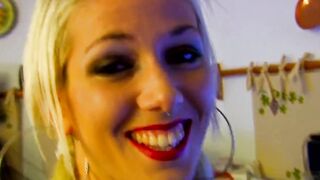 Milky with natural breasts fucks and offer a head inside the