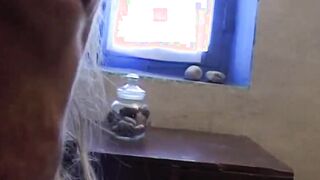 Amateur three-way nailed for the penis hungry milfAmateur three-way fucked for the dick hungry MILF