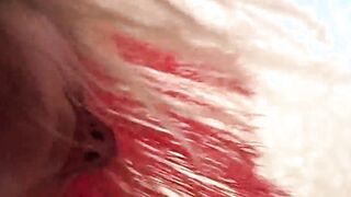 Amateur three-way nailed for the penis hungry milfAmateur three-way fucked for the dick hungry MILF