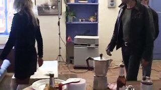 Amateur three-way nailed for the penis hungry milfAmateur three-way fucked for the dick hungry MILF
