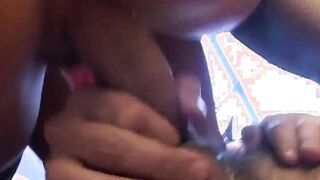 Amateur three-way nailed for the penis hungry milfAmateur three-way fucked for the dick hungry MILF