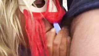 Amateur three-way nailed for the penis hungry milfAmateur three-way fucked for the dick hungry MILF