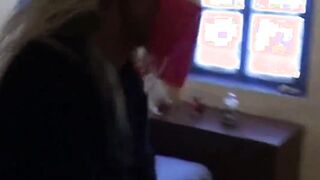 Amateur three-way nailed for the penis hungry milfAmateur three-way fucked for the dick hungry MILF