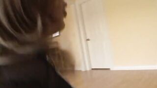 Skank with long butt takes a long penis