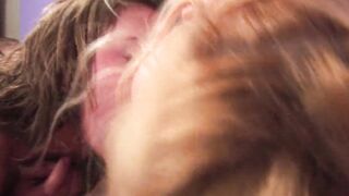 Sex 3 with 2 lescicas wrecked by a huge ebony cock
