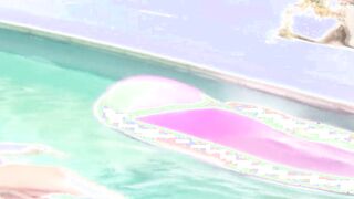 Colleagues fucks a lot inside the pool and provides pretty sex scenes