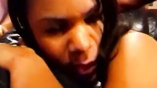 Wild black Girl sex party