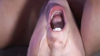 Hoe bitch barely legal takes a rough meat on her tight asshole