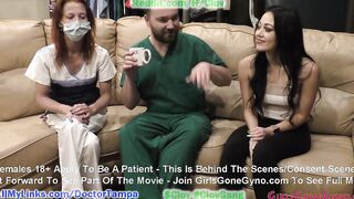 Bratty Orphan Cheerleader Blaire Celeste Required Sports Physical At Doctor Tampa & Nurse Stacy Shepard Gloved