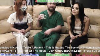 Bratty Orphan Cheerleader Blaire Celeste Required Sports Physical At Doctor Tampa & Nurse Stacy Shepard Gloved